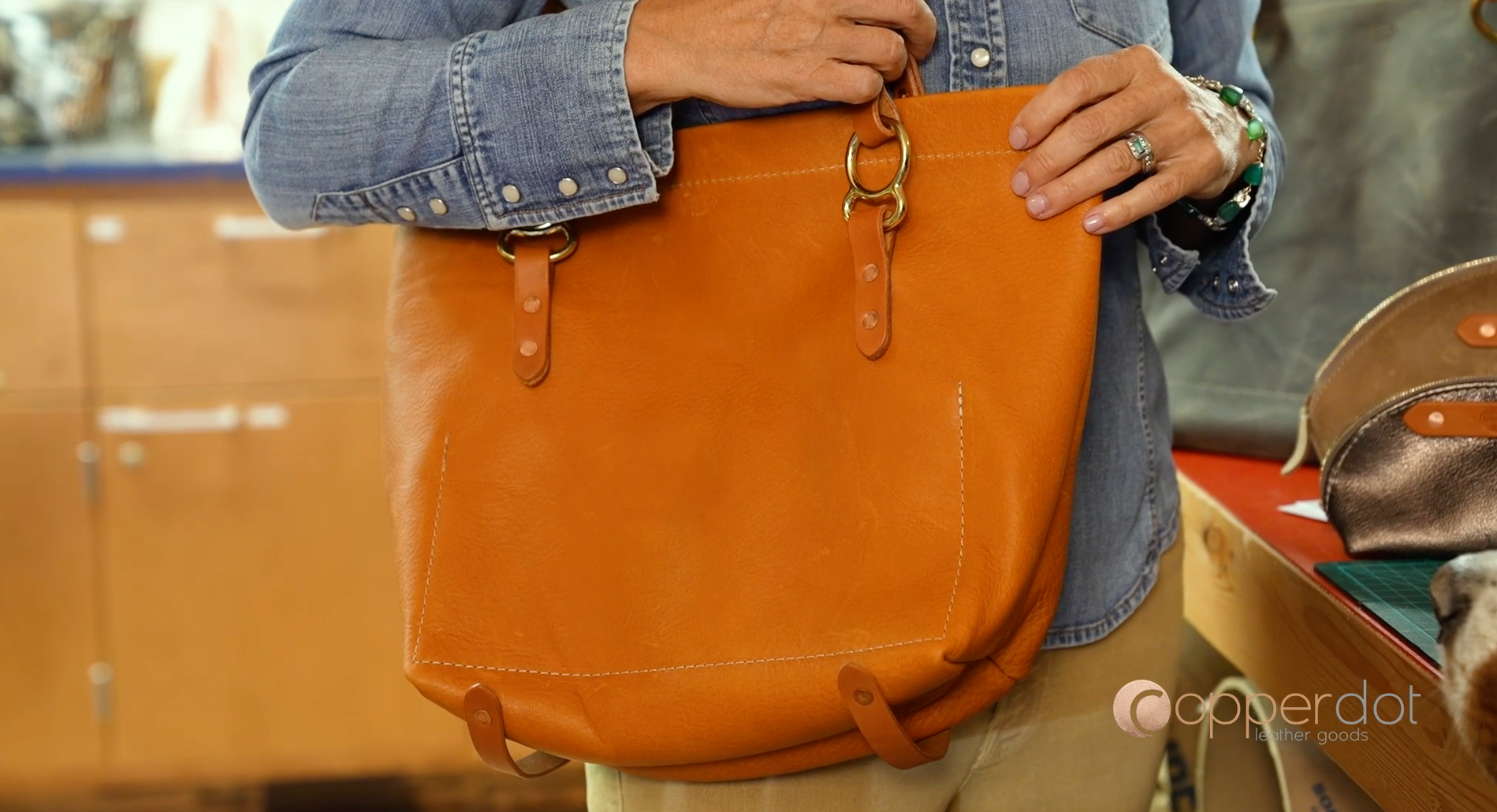 Arizona Bucket Bag - Copperdot Leather Goods