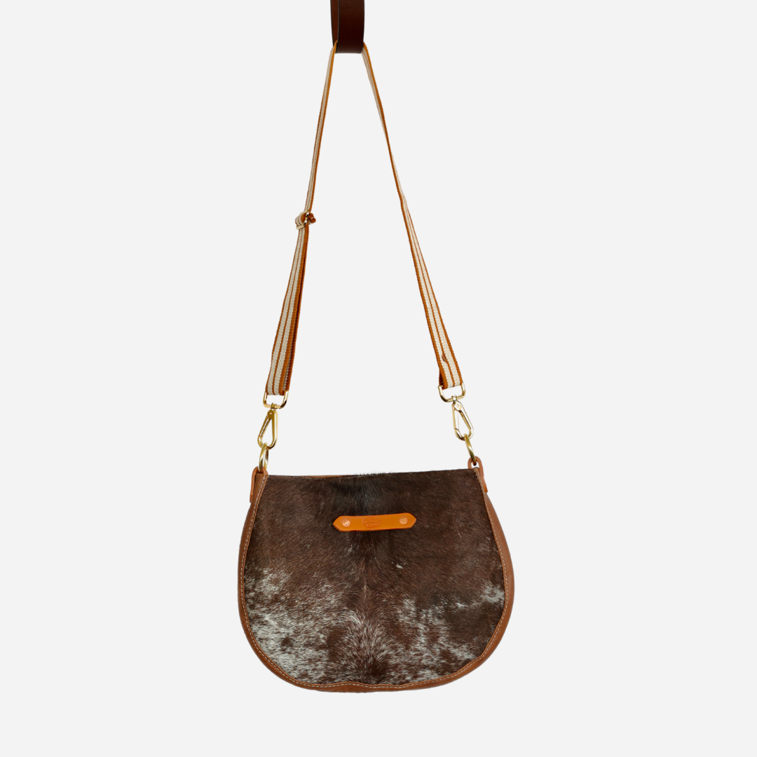 La Vachette Brown Cat Round Leather Crossbody Bag, Best Price and Reviews