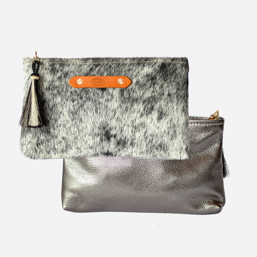 The Clear Bag with Genuine Leather Trim, Clear Purse Security and Turn Heads